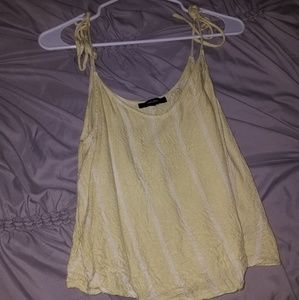 Lime Tie-Strap Cami